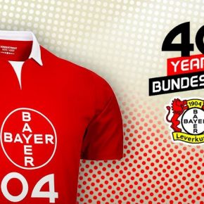 Bayer Leverkusen 2019 "40 Years in the Bundesliga" Football Kit, Soccer Jersey, Shirt, Sondertrikot 40 Jahre