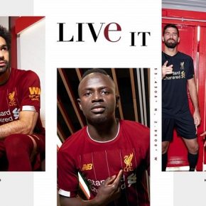 Liverpool FC 2019 2020 Red New Balance Home Football Kit, Soccer Jersey, Shirt, Camiseta, Camisa, Maillot, Trikot