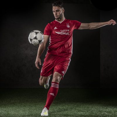 Aberdeen Football Club 2019 2020 adidas Home Football Kit, Soccer Jersey, Shirt