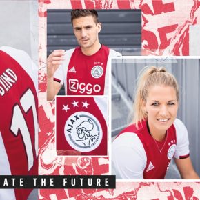 AFC Ajax 2019 2020 adidas Home Football Shirt, Kit, Soccer Jersey, Thuisshirt, Thuistenue