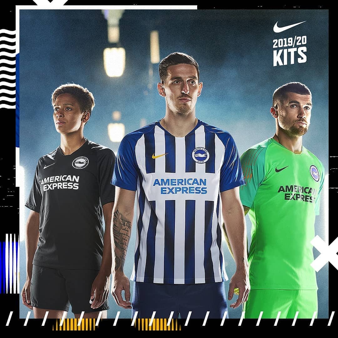 Brighton & Hove Albion 2019/20 Nike Kits - FOOTBALL FASHION