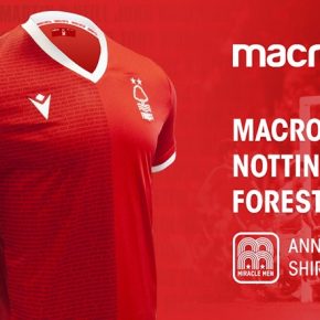 Nottingham Forest 1979 European Cup Macron Celebration Football Kit, Soccer Jersey, Shirt