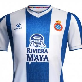 RCD Espanyol 2019 2020 Kelme Home Football Kit, Soccer Jersey, Shirt, Camiseta de Futbol