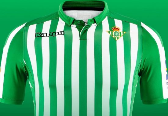 Real Betis 2019 2020 Kappa Home Football Kit, Soccer Jersey, Shirt, Camiseta de Futbol