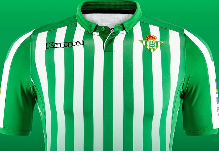 Kappa 2019-2020 Real Betis Home Football Soccer T-Shirt Maglia 