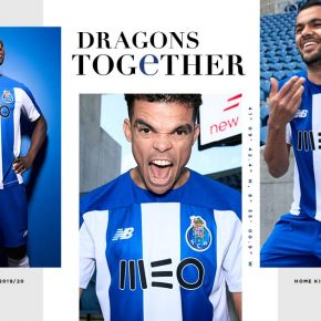 FC Porto 2019 2020 New Balance Home Football Kit, Soccer Jersey, Shirt, Camisa, Camisola