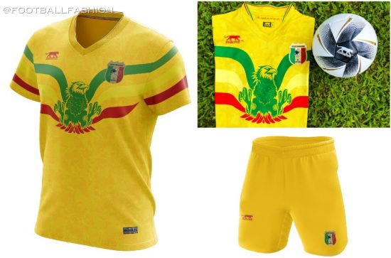 Mali 2019 Africa Cup of Nations Airness Football Kit, Soccer Jersey, Shirt, Maillot AFCON CAN