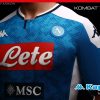SSC Napoli 2019 2020 Kappa Home Football Kit, Soccer Jersey, Shirt. Camiseta, Camisa, Gara, Maglia