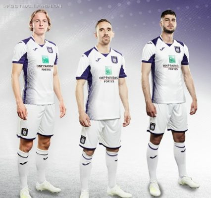 RSC Anderlecht 2019 2020 Joma Home Football Kit, Soccer Jersey, Shirt, Maillot, Tenue