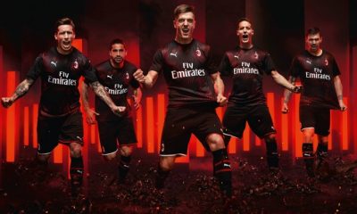 AC Milan 2019 2020 PUMA Red Black Third Soccer Jersey, Shirt, Football Kit, Gara, Maglia, Camisa, Camiseta, Maillot, Trikot