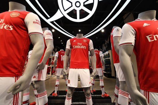 Arsenal FC 2019 2020 adidas Home Football Kit, Shirt, Soccer Jersey, Maillot, Camiseta, Camisa, Trikot, Tenue