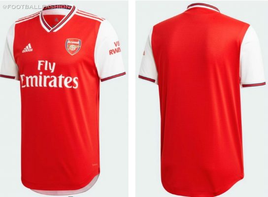 Arsenal FC 2019 2020 adidas Home Football Kit, Shirt, Soccer Jersey, Maillot, Camiseta, Camisa, Trikot, Tenue