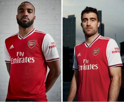 Arsenal FC 2019 2020 adidas Home Football Kit, Shirt, Soccer Jersey, Maillot, Camiseta, Camisa, Trikot, Tenue