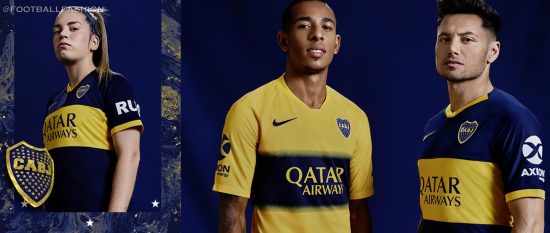 Boca Juniors 2019 Nike Home and Away Football Kit, Soccer Jersey, Shirt, Camiseta de Futbol