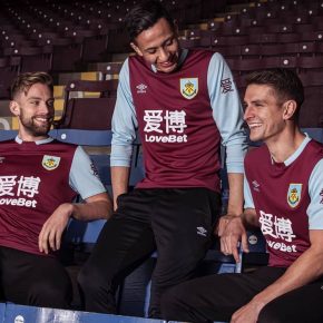 Burnley FC 2019 2020 Umbro Home Football Kit, Soccer Jersey, Shirt