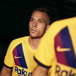 FC Barcelona 2019 2020 Nike Away Football Kit, Soccer Jersey, Shirt, Camiseta, Equipacion, Camisa, Maillot, Trikot, Tenue