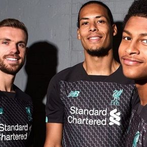 Liverpool FC 2019 2020 Black New Balance Third Football Kit, Soccer Jersey, Shirt, Camiseta, Camisa, Maillot, Trikot