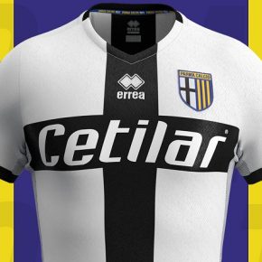Parma Calcio 2019 2020 Erreà Home Football Kit, Soccer Jersey, Shirt, Gara, Maglia