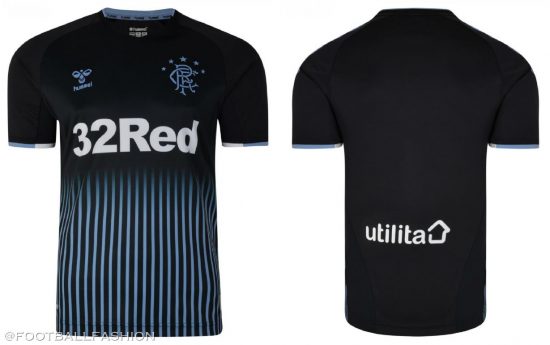 Rangers FC 2019 2020 hummel Away Football Kit, Soccer Jersey, Shirt
