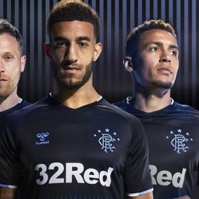 Rangers FC 2019 2020 hummel Away Football Kit, Soccer Jersey, Shirt