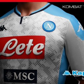 SSC Napoli 2019 2020 Kappa Away and Third Football Kit, Soccer Jersey, Shirt. Camiseta, Camisa, Gara, Maglia