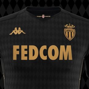 AS Monaco 2019 2020 Kappa Away Football Kit, Soccer Jersey, Shirt, Maillot