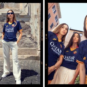 AS Roma 2019 2020 Nike Blue Third Football Kit, Soccer Jersey, Shirt, Camiseta, Camisa, Maglia, Gara, Trikot, Maillot, Tenue