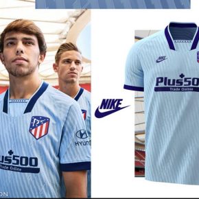 Atlético Madrid 2019 2020 Nike 1990s Third Football Kit, Soccer Jersey, Shirt, Camiseta de Futbol, Equipacion, Maillot, Trikot
