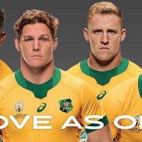 Australia 2019 Rugby World Cup Asics Home and Away Jersey, Shirt, Kit