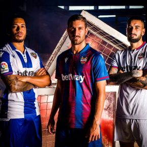Levante UD 2019 2020 Macron Football Kit, Soccer Jersey, Shirt, Camiseta de Futbol
