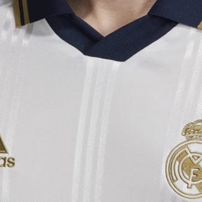 Real Madrid 2019 2020 adidas Retro Icon Football Kit, Soccer Jersey, Shirt, Camiseta, Camisa, Equipacion, Maillot, Trikot, Tenue, Camisola, Dres