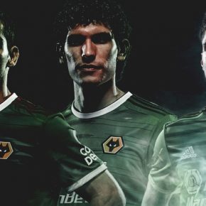Wolverhampton Wanderers 2019 2020 adidas Green Third Football Kit, Soccer Jersey, Shirt, Camisa, Camiseta