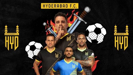 Hyderabad FC 2019 2020 Home Football Kit, Soccer Jersey, Shirt