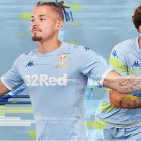Leeds United 2019 2020 Kappa Third Football KIt, Soccer Jersey, Shirt