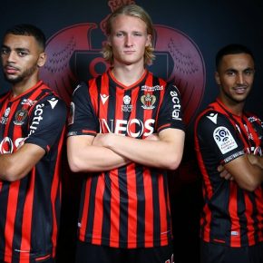 OGC Nice 2019 2020 Macron Home, Away and Third Football Kit, Soccer Jersey, Shirt, Maillot