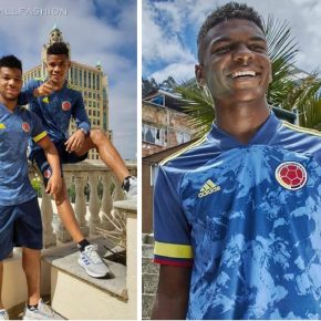 Colombia 2020 Copa América adidas Blue Away Soccer Jersey, Football Kit, Shirt, Camiseta de Futbol