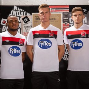 Dundalk Football Club 2020 Umbro Home Kit, Soccer Jersey, Shirt