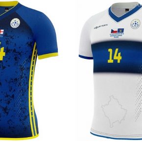Kosovo Football Kit for England and Czech Republic Matches
