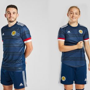 Scotland 2020 2021 adidas Home Football Kit, Soccer Jersey, Shirt
