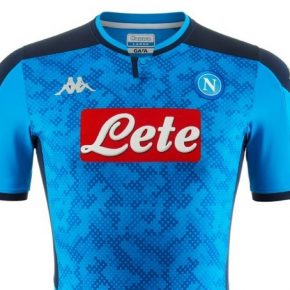 SSC Napoli 2019 2020 UEFA Champions League Kappa Home Football Kit, Soccer Jersey, Shirt. Maglia, Gara, Camisa, Camiseta, Maillot