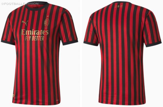 AC Milan 120th Anniversary PUMA Football Kit, Soccer Jersey, Shirt, Gara, Maglia 120 anni, Camiseta, Camisa