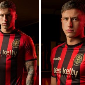 Bohemian FC 2020 O'Neills Home Football Kit, Soccer Jersey, Shirt