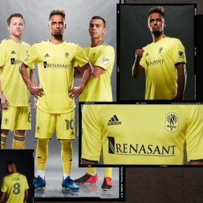 Nashville Soccer Club 2020 MLS Gold adidas Home Jersey, Shirt, Kit, Camiseta de Futbol