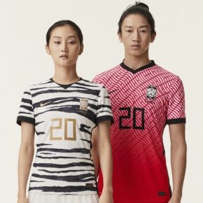 South Korea 2020 2021 Nike Home and Away Football Kit, Soccer Jersey, Shirt