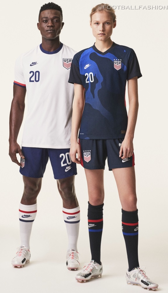 USA 2020/21 Nike Home and Away Jerseys 