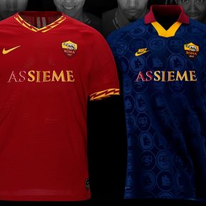 AS Roma Limited Edition 'ASSIEME' Nike Soccer Jersey, Football Shirt, Kit, Maglia, Gara