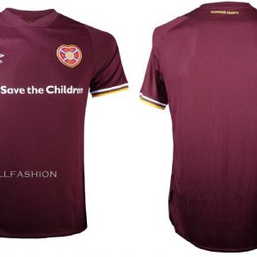 Hearts FC 2020 2021 Umbro Home Football Kit, Soccer Jersey, Shirt