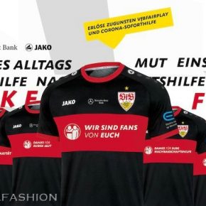 VfB Stuttgart 2020 Jako 'DANKE' Soccer Jersey, Football Kit, Shirt, Sondertrikot, Danke Trikot