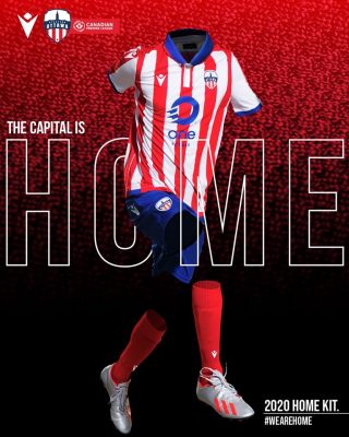 Atlético Ottawa 2020 Macron Home Football Kit, Soccer Jersey, Shirt, Maillot