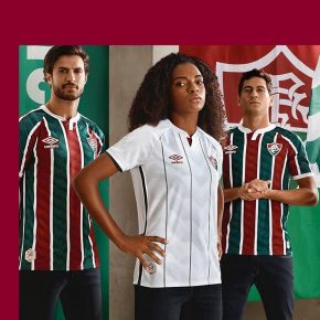 Fluminense 2020 2021 Umbro Home and Away Football Kit, Soccer Jersey, Shirt, Camisa